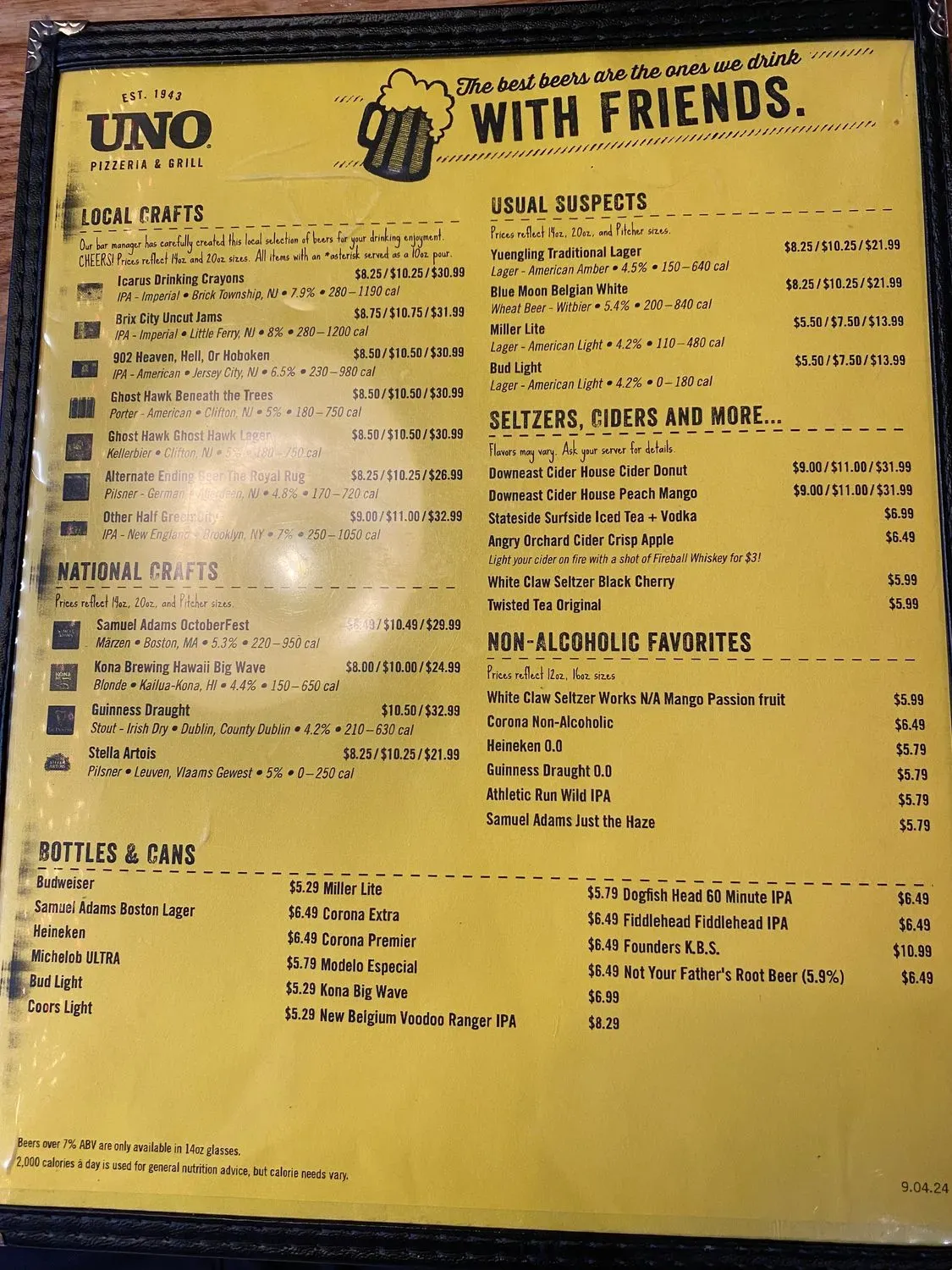 Menu 2