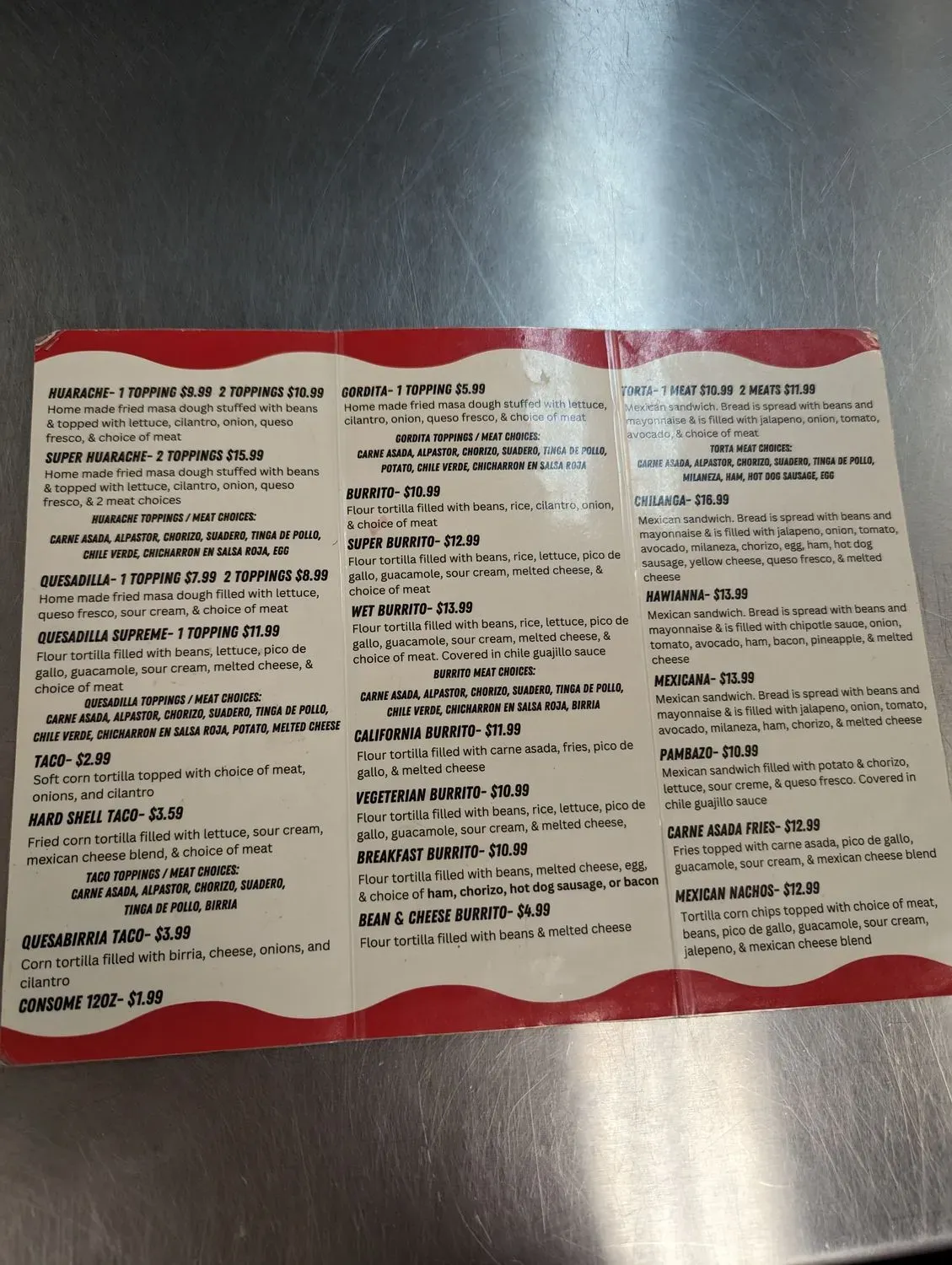 Menu 4