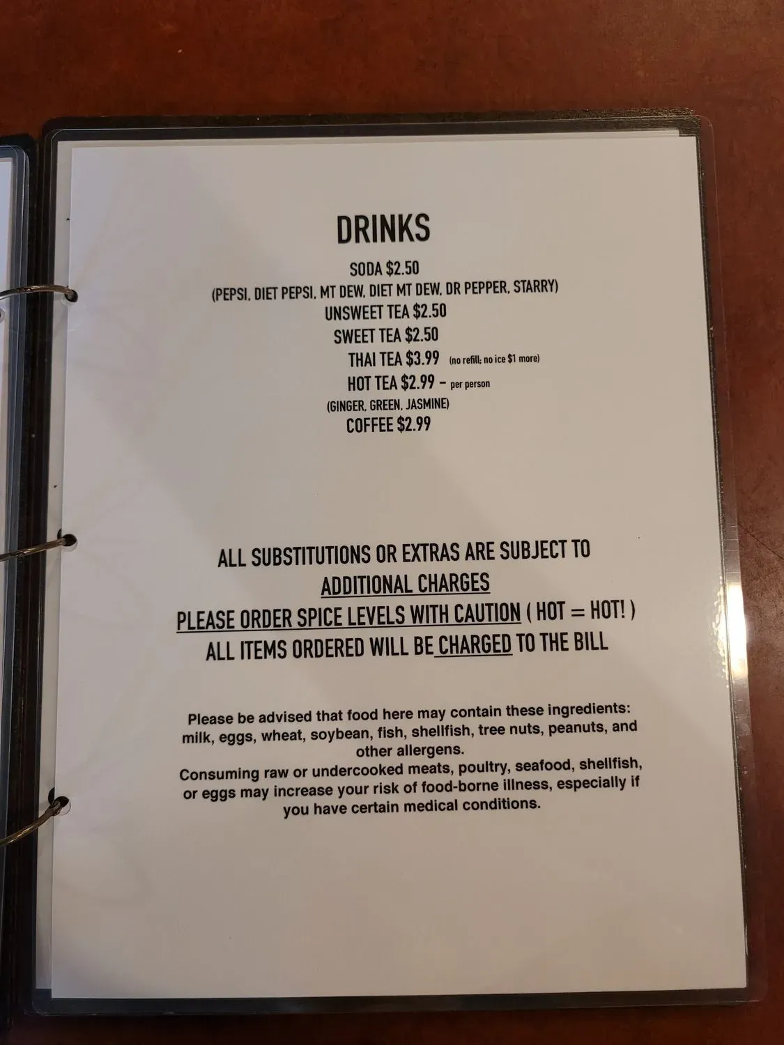 Menu 6