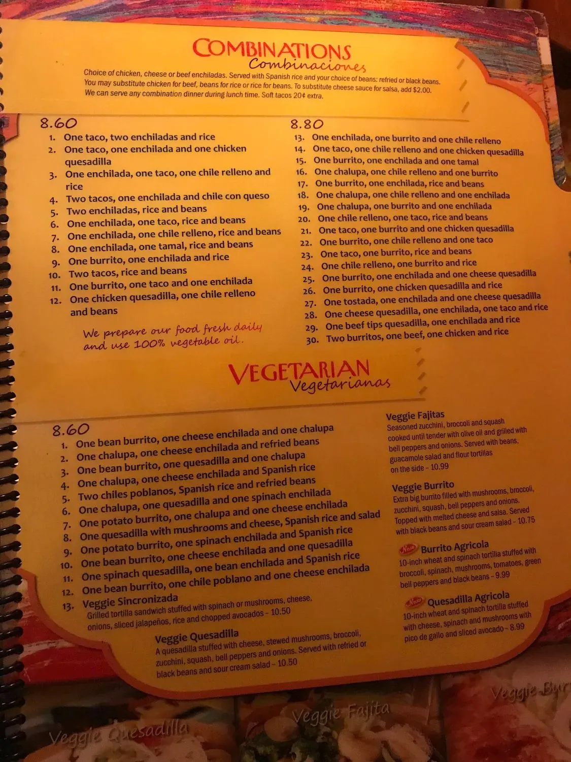 Menu 6