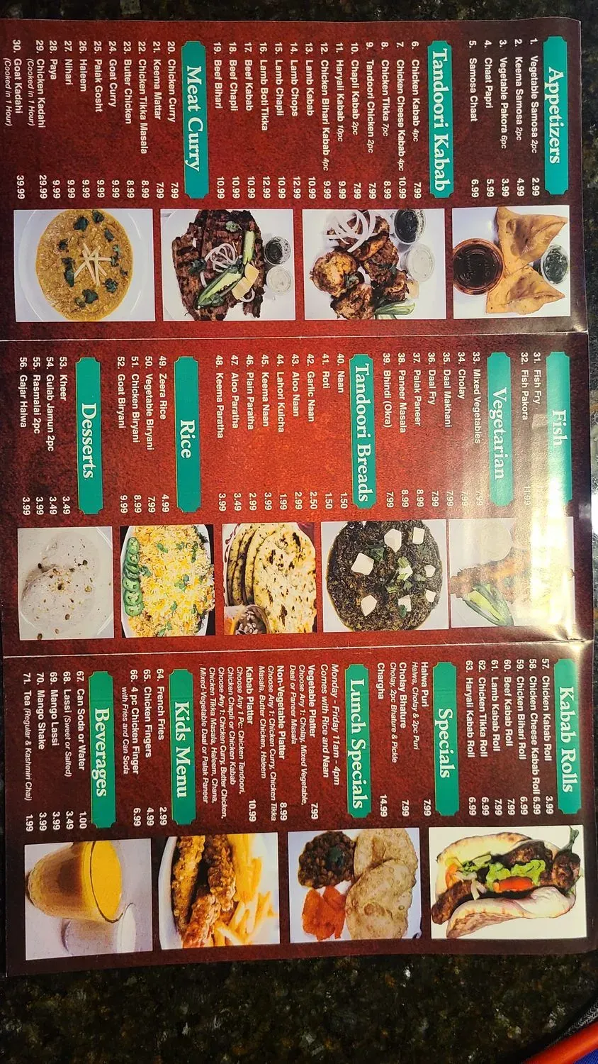 Menu 3