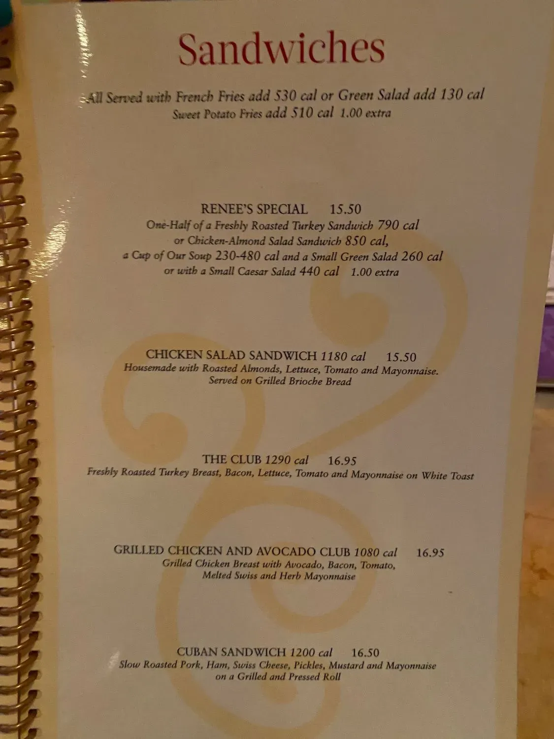 Menu 4