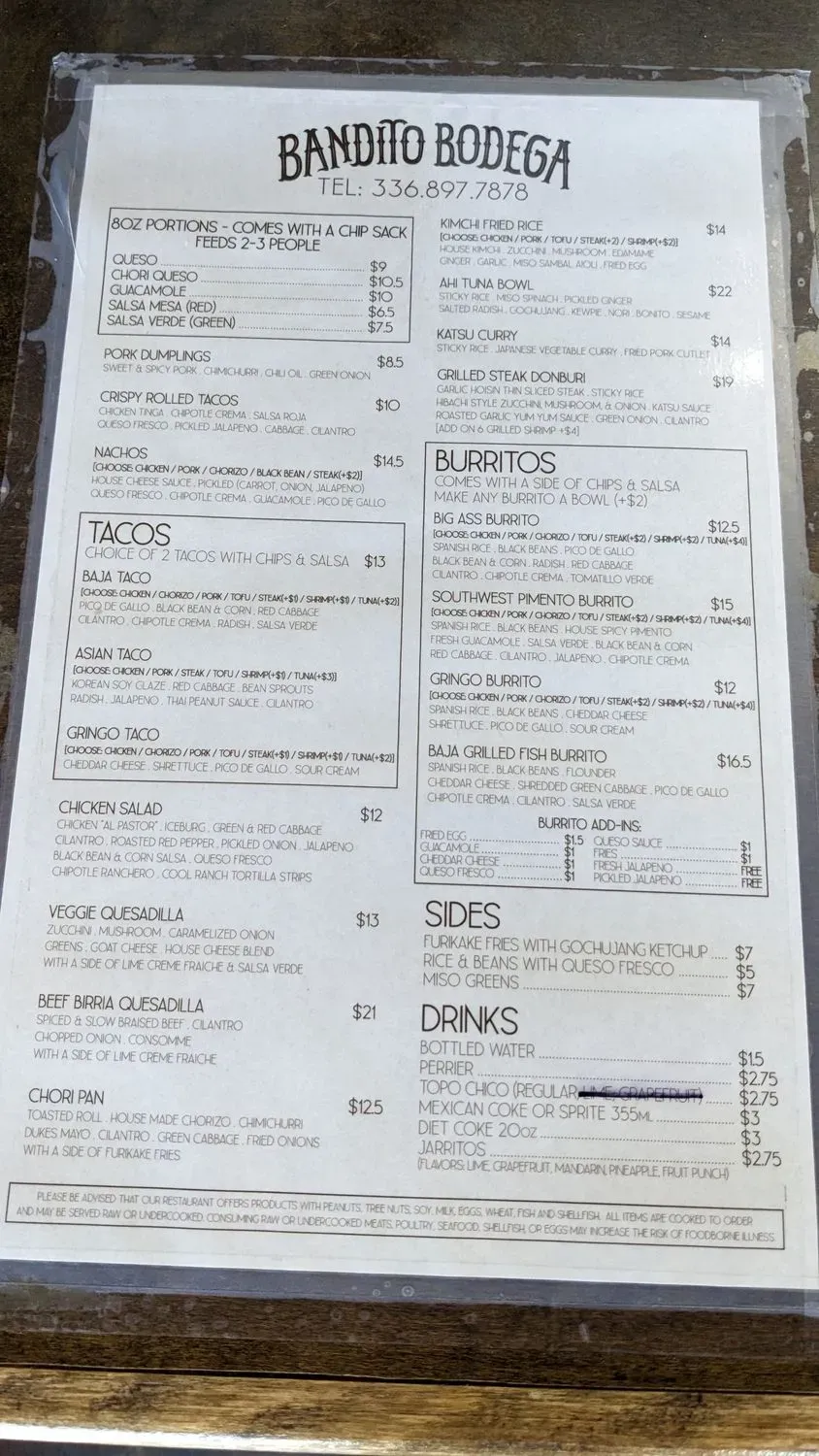 Menu 2