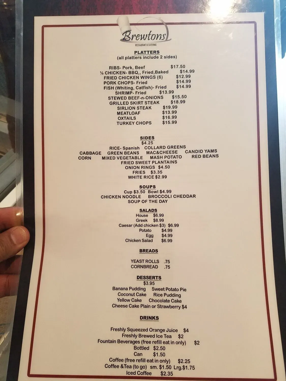 Menu 5