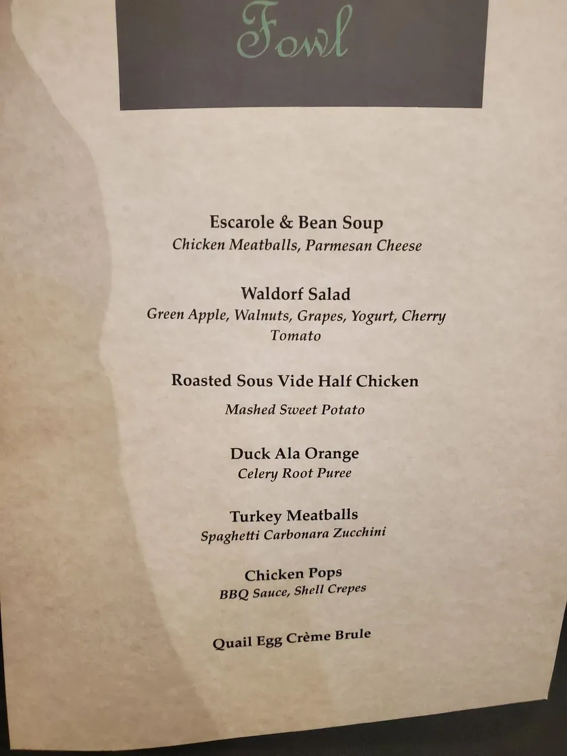 Menu 4