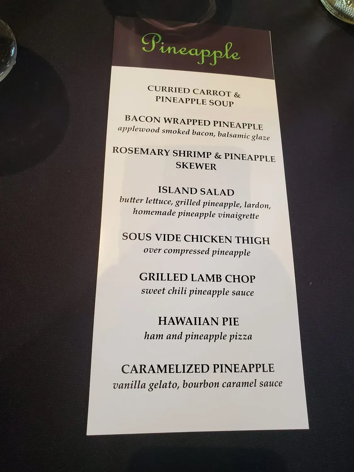 Menu 6