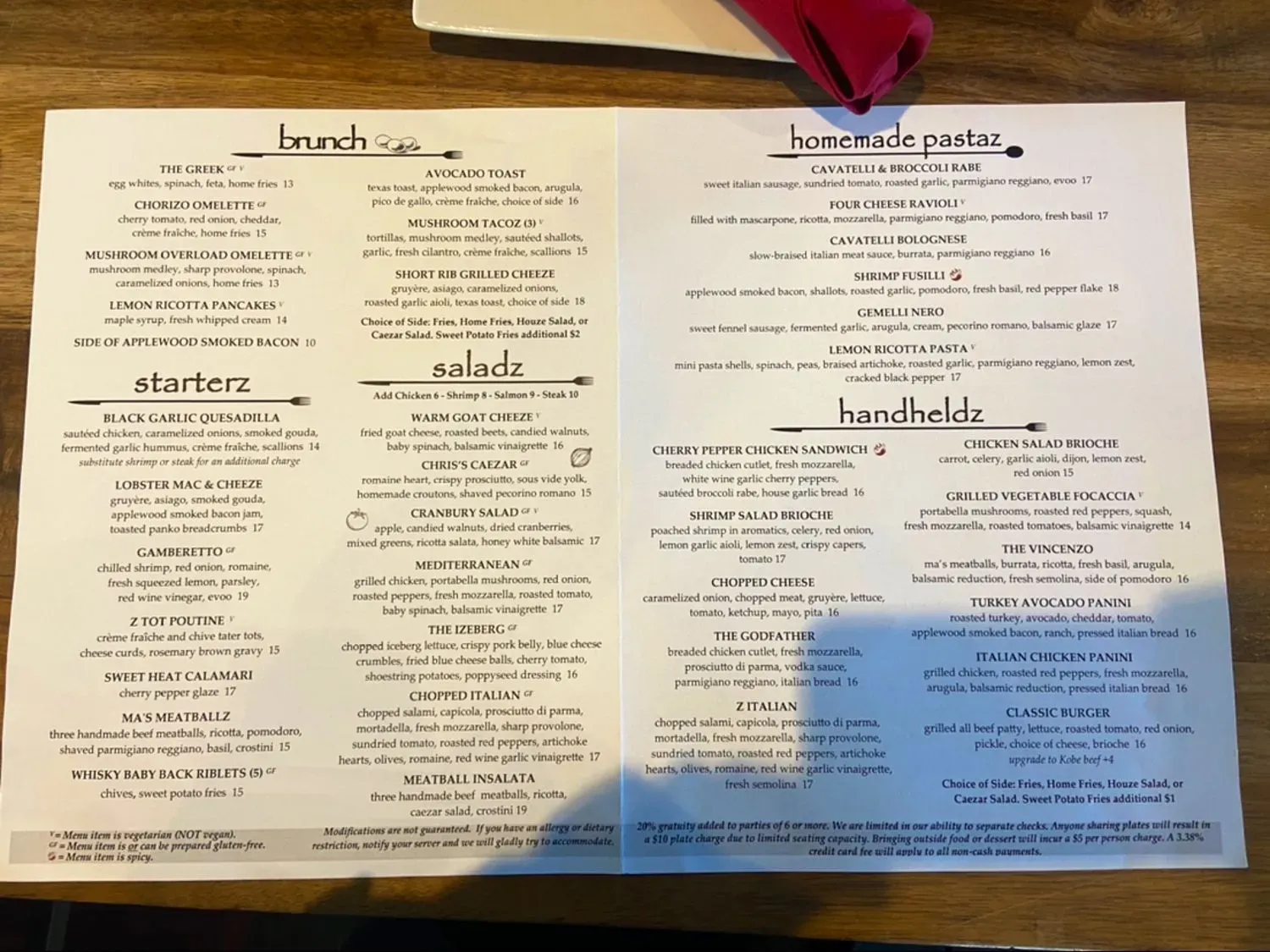 Menu 4