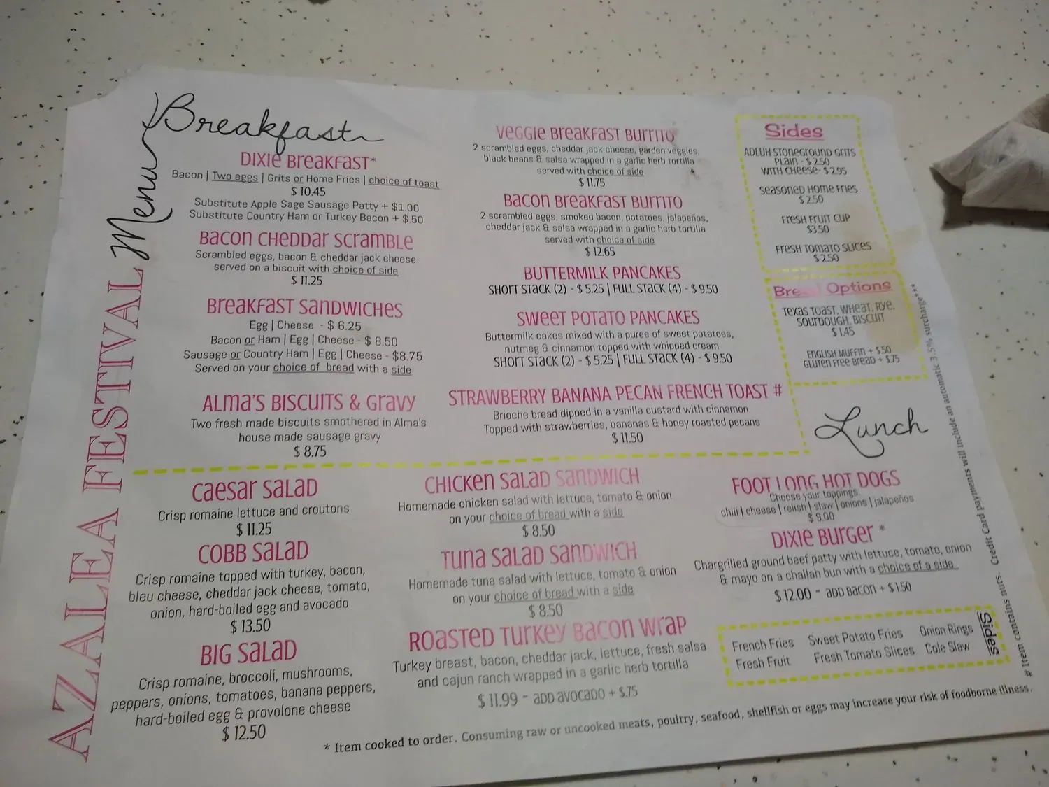 Menu 3