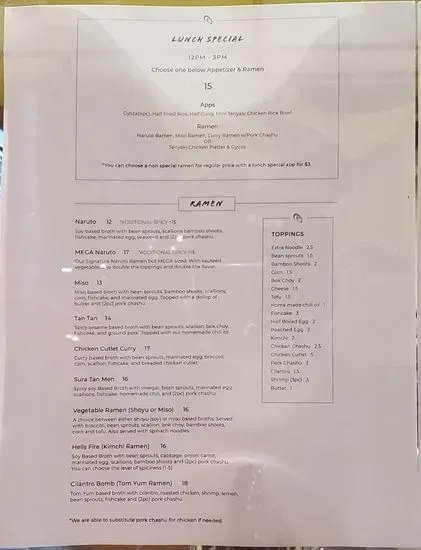 Menu 4