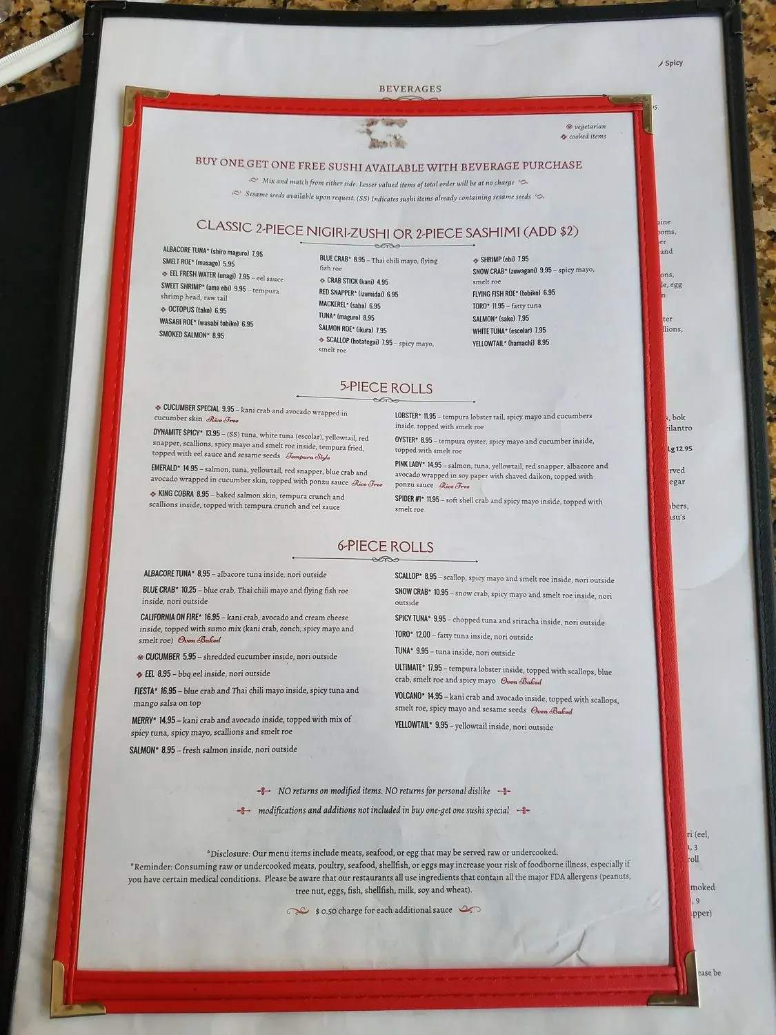 Menu 6