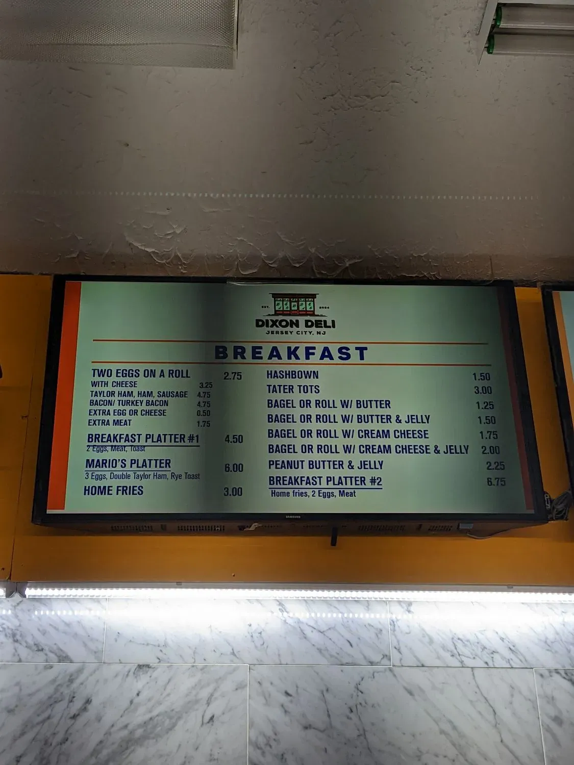 Menu 6