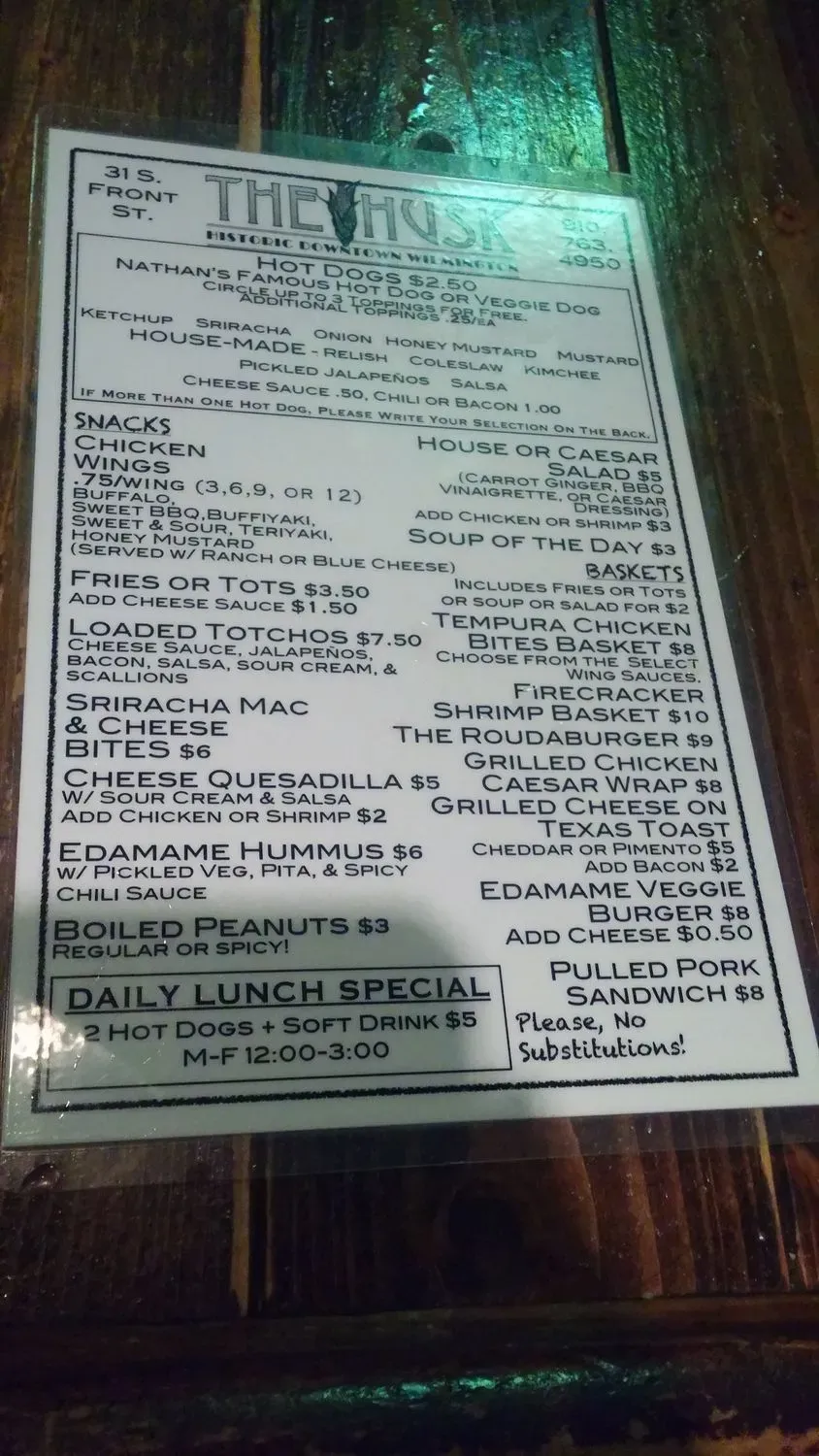 Menu 6