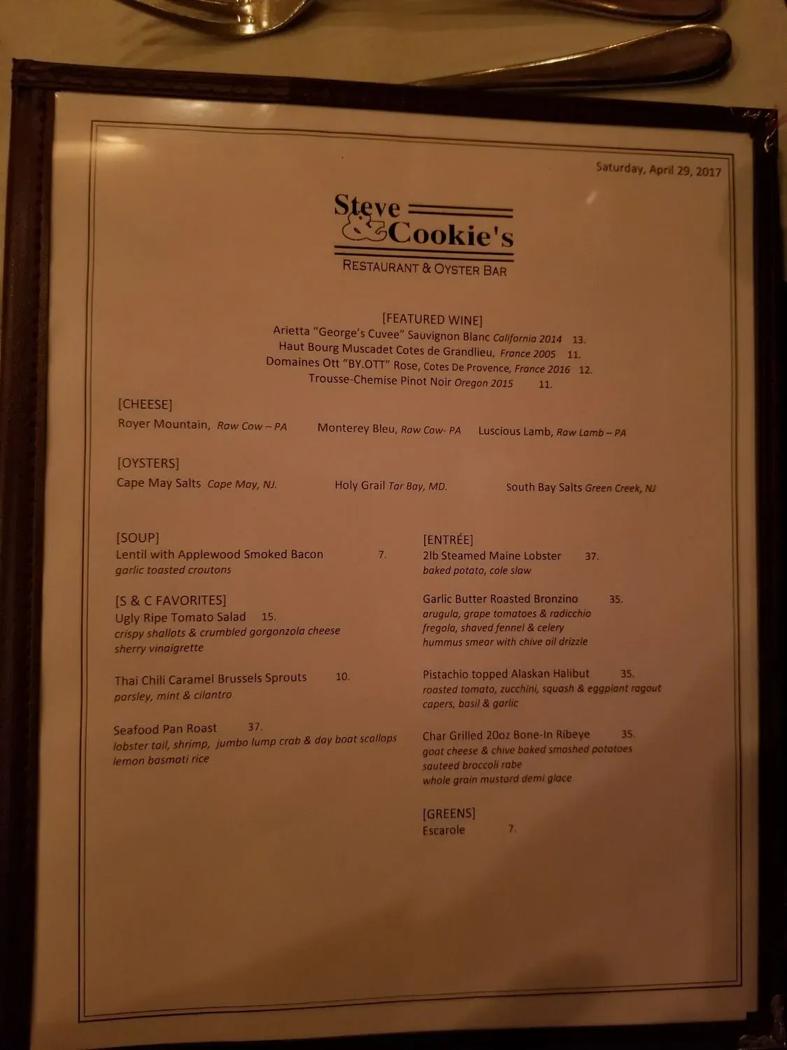 Menu 6