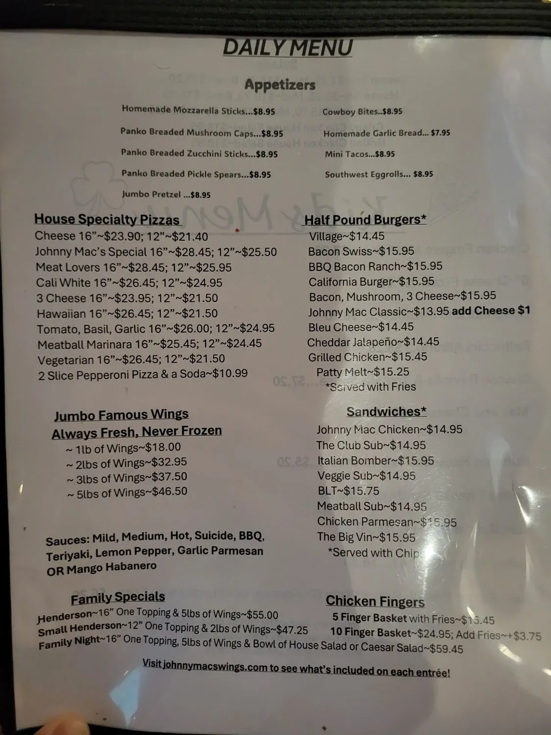 Menu 5