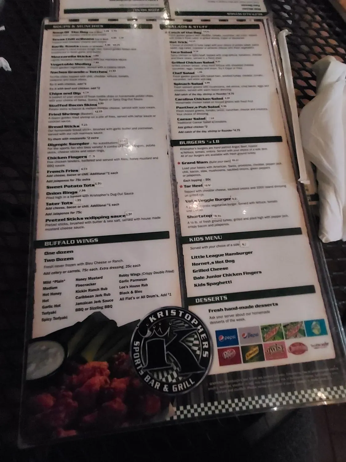 Menu 5