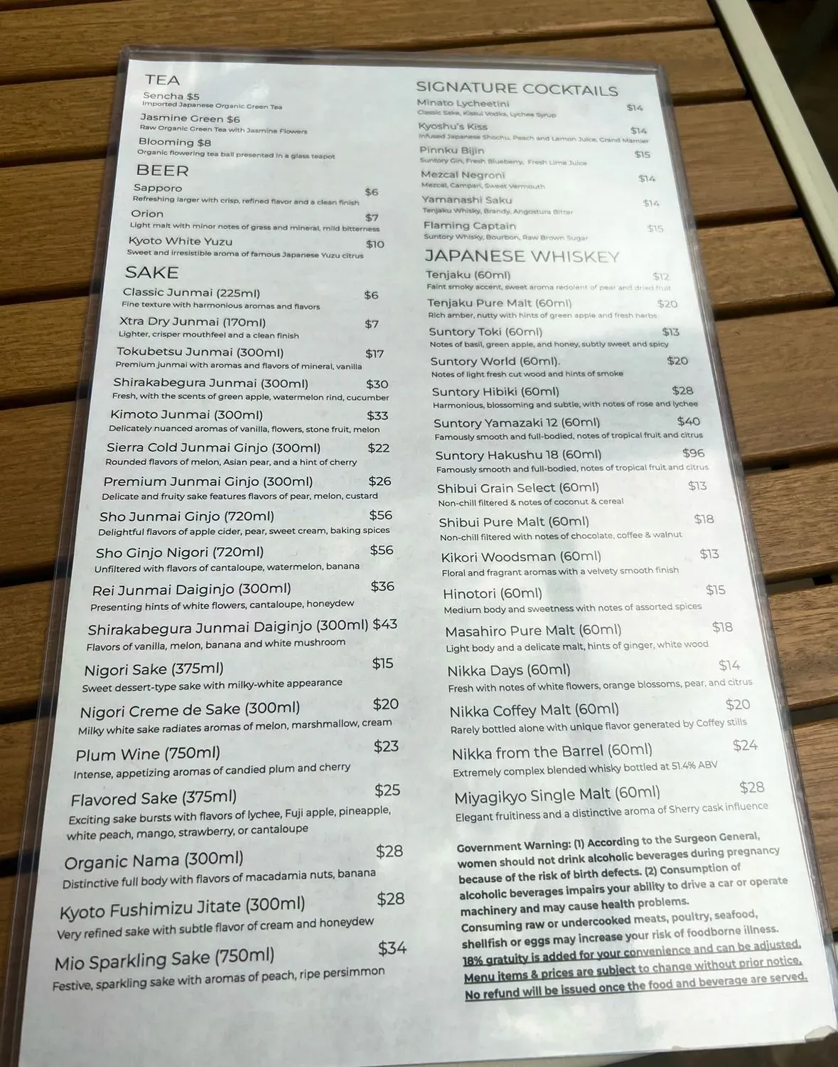 Menu 2