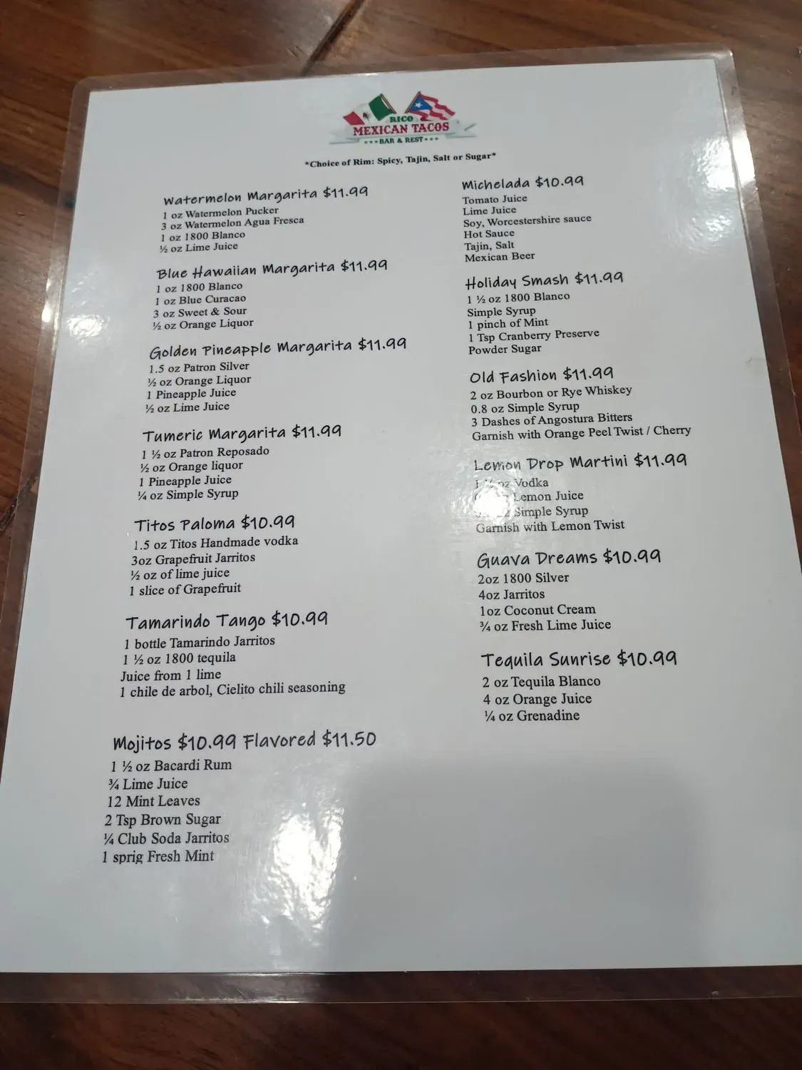 Menu 6