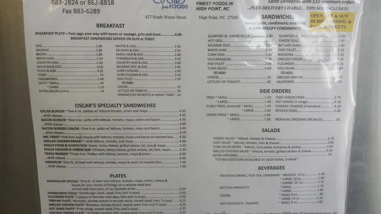 Menu 4