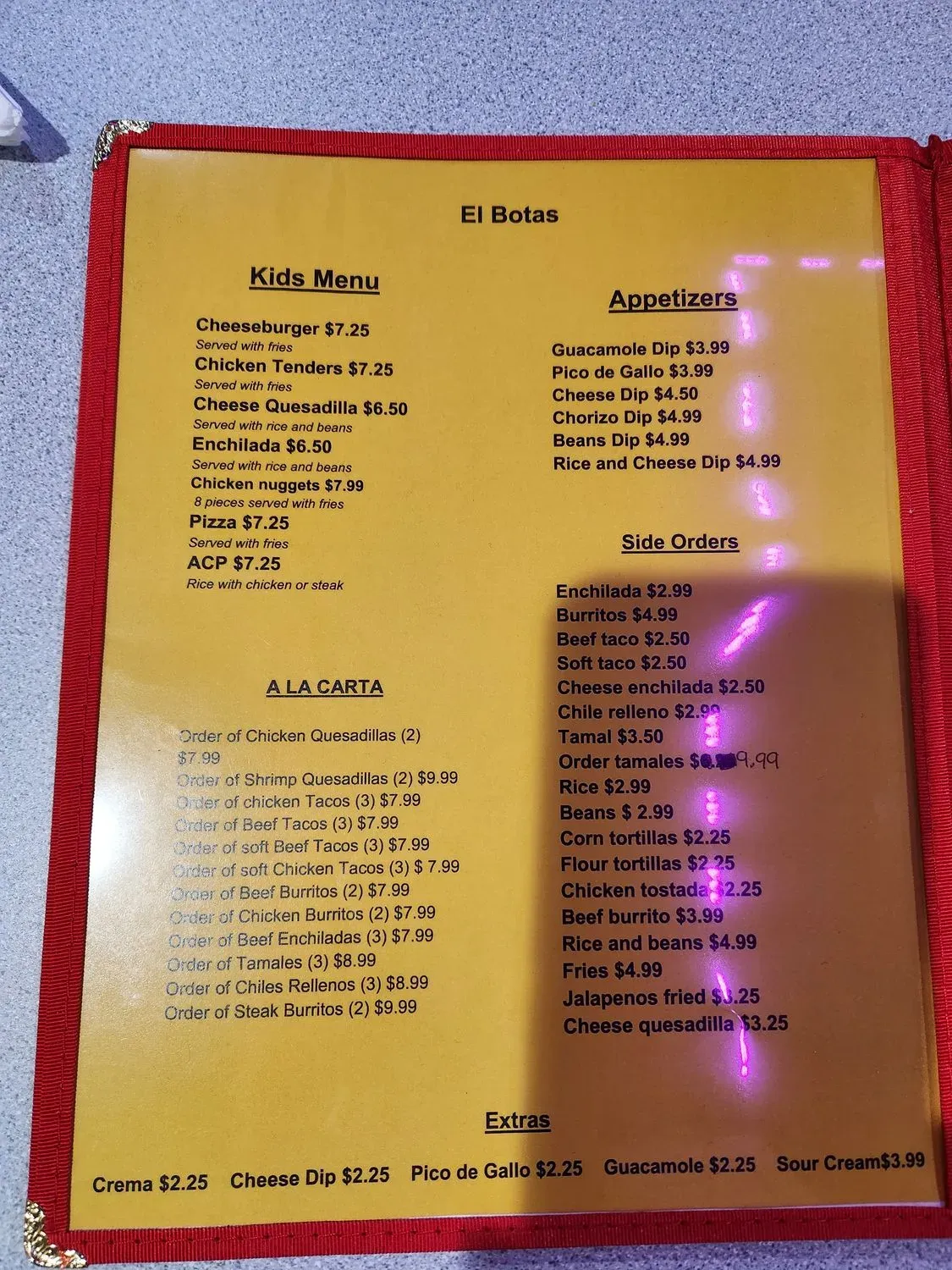 Menu 2