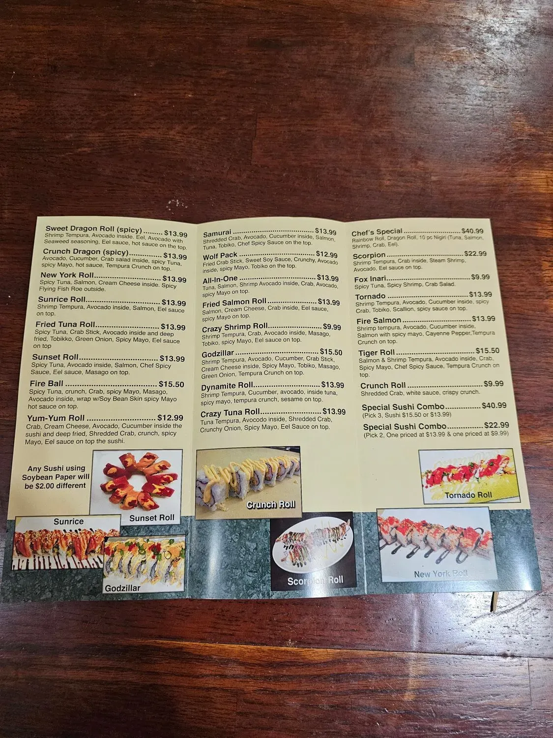 Menu 4