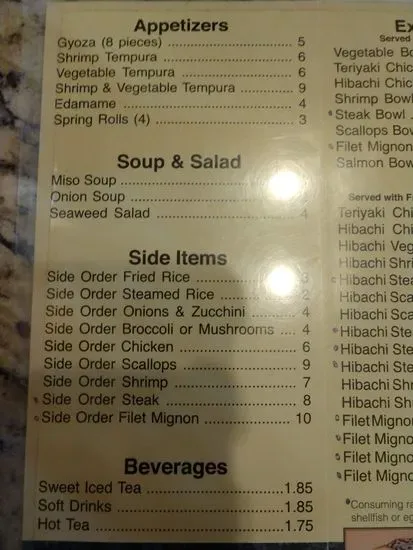 Menu 5