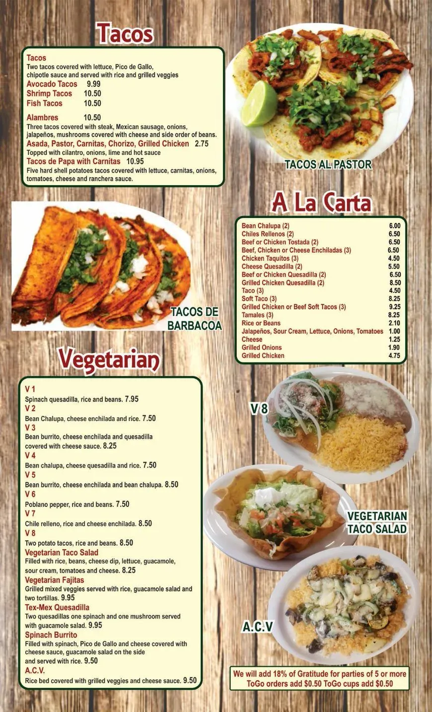 Menu 6