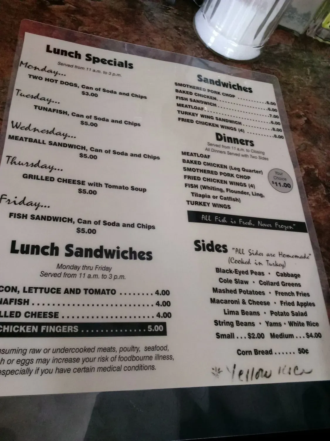 Menu 4