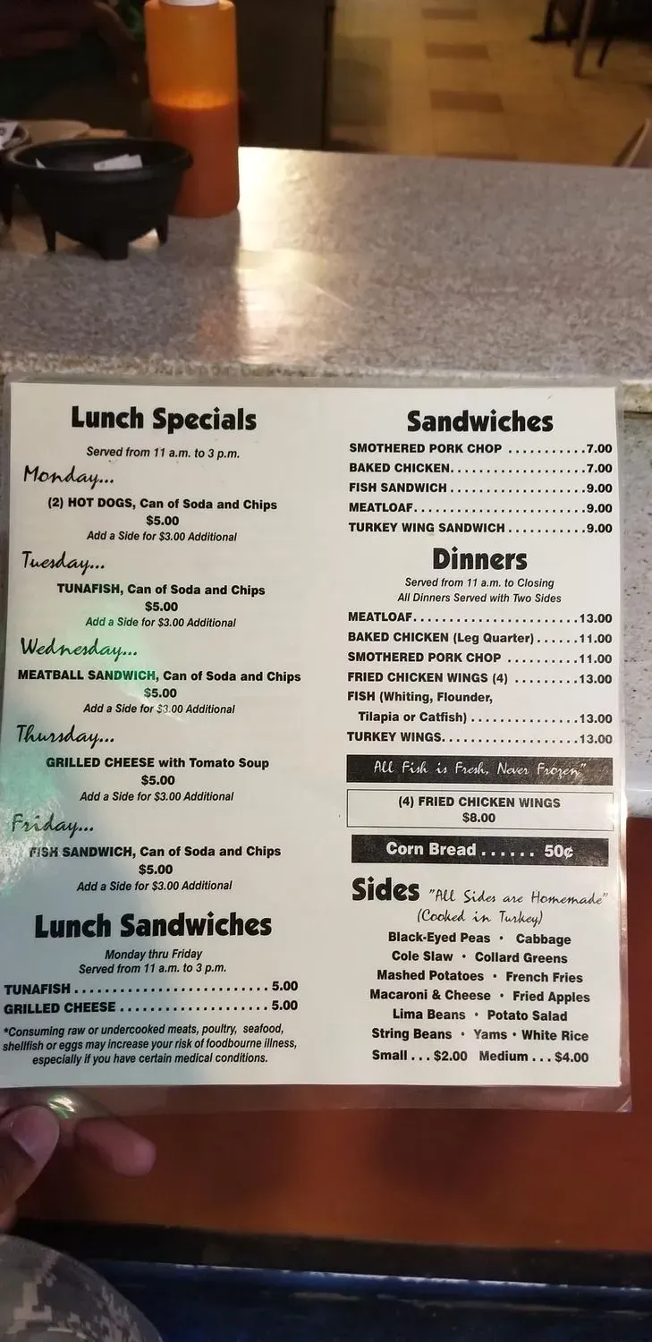 Menu 5