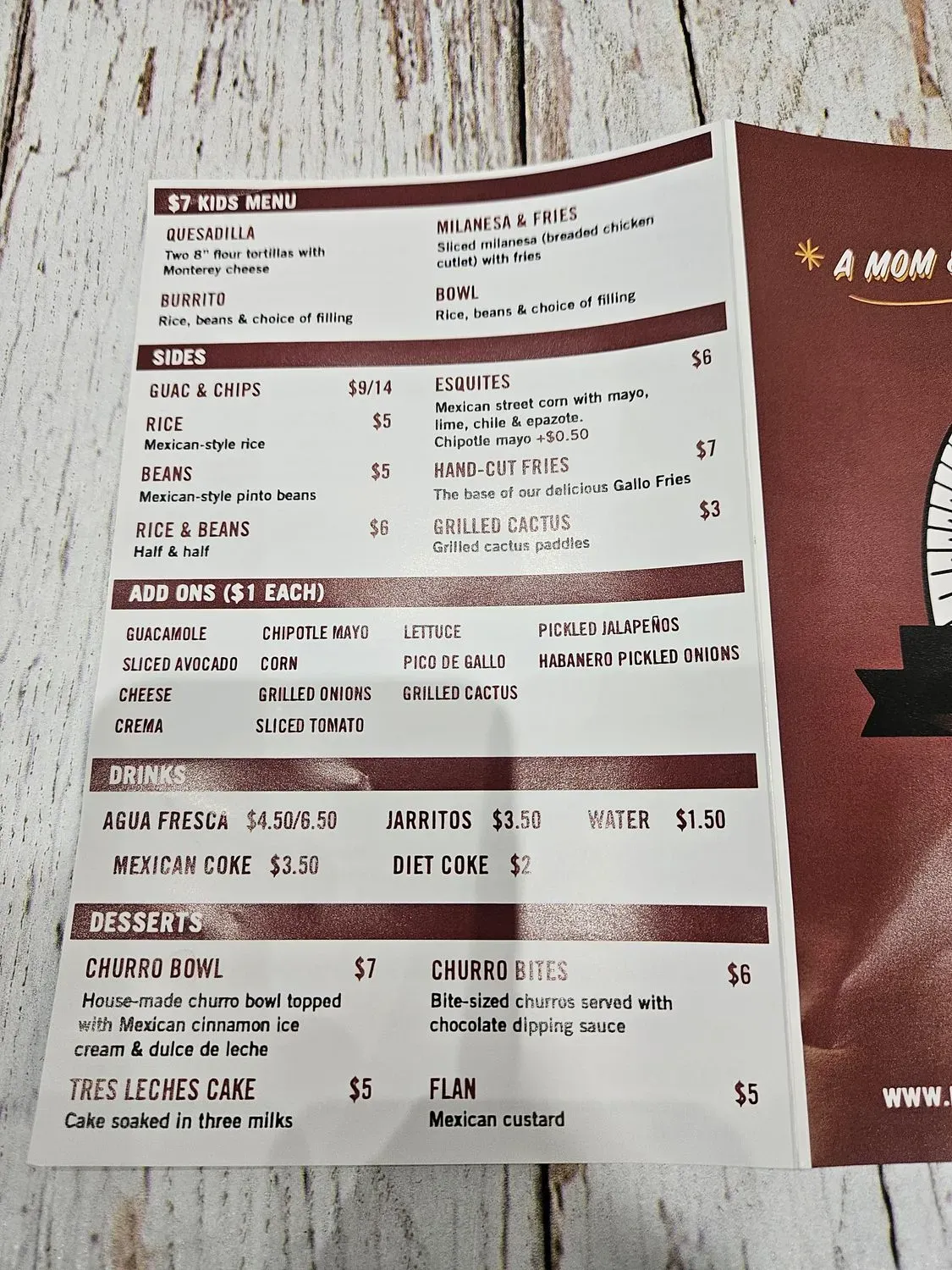 Menu 3