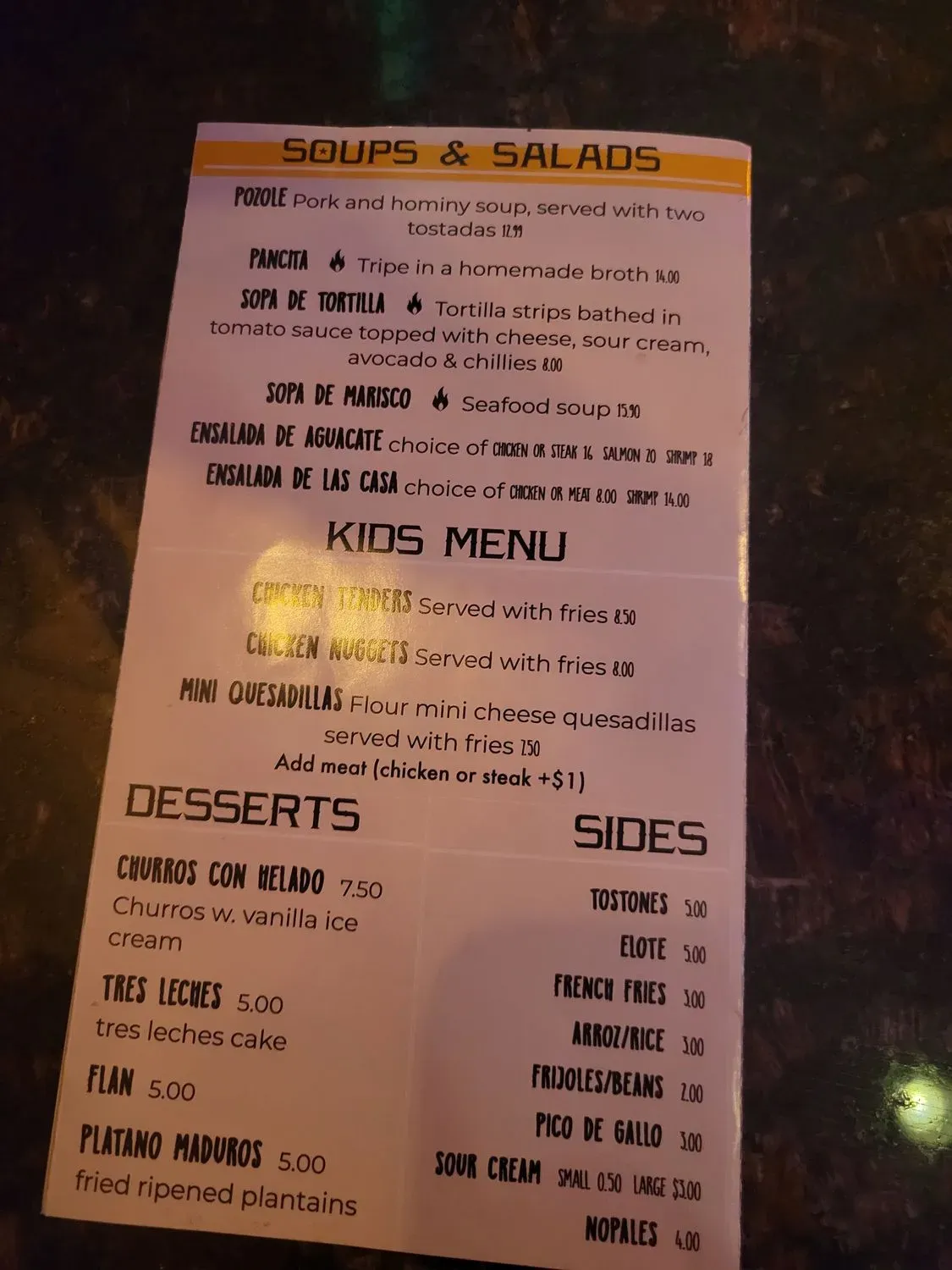 Menu 4