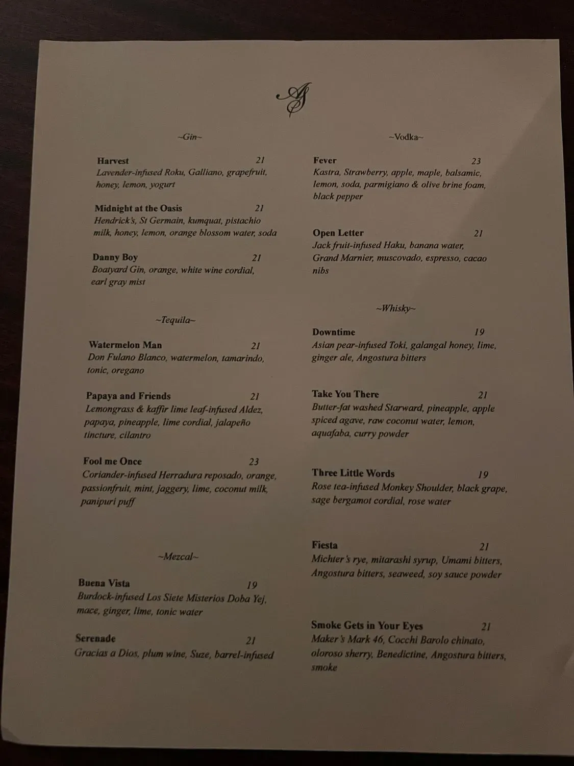 Menu 4