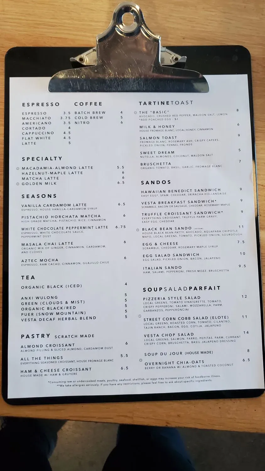 Menu 5