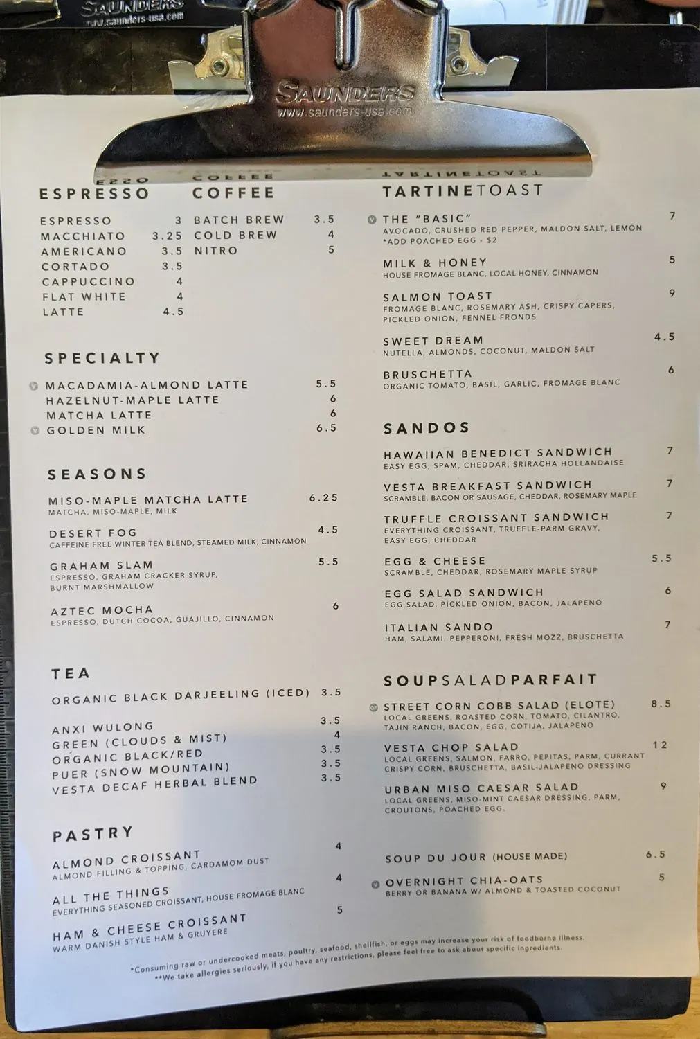 Menu 4