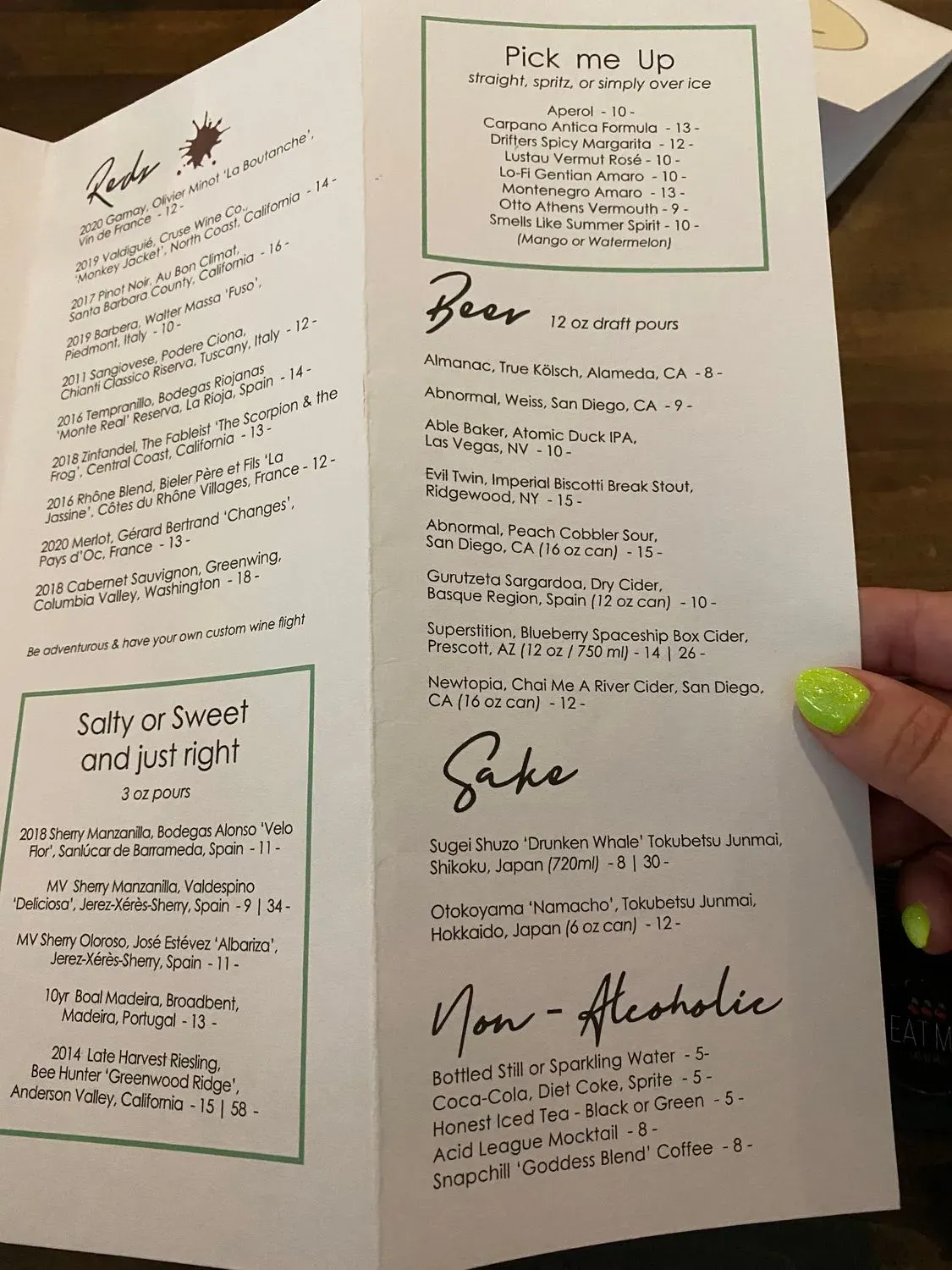 Menu 2