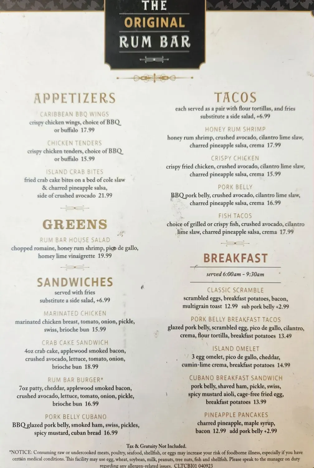 Menu 4