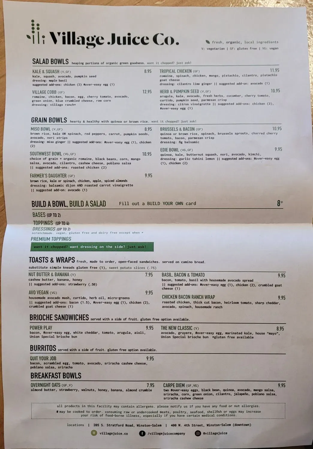 Menu 2