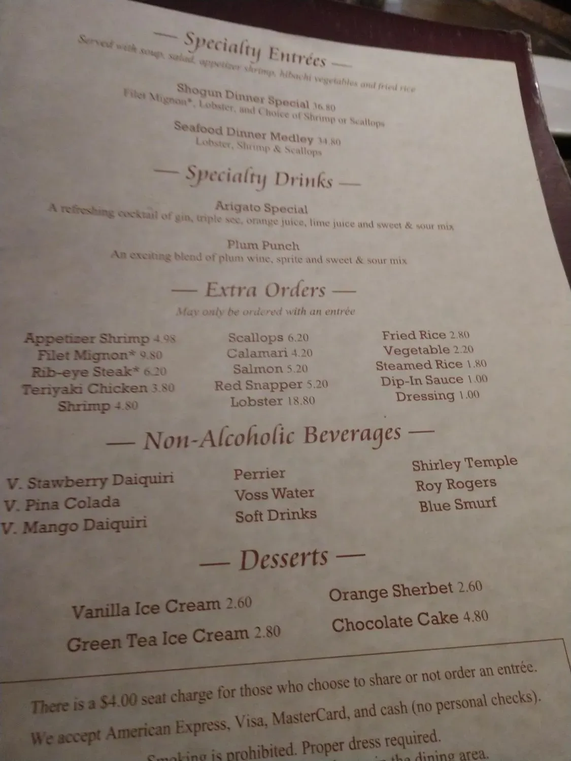 Menu 2