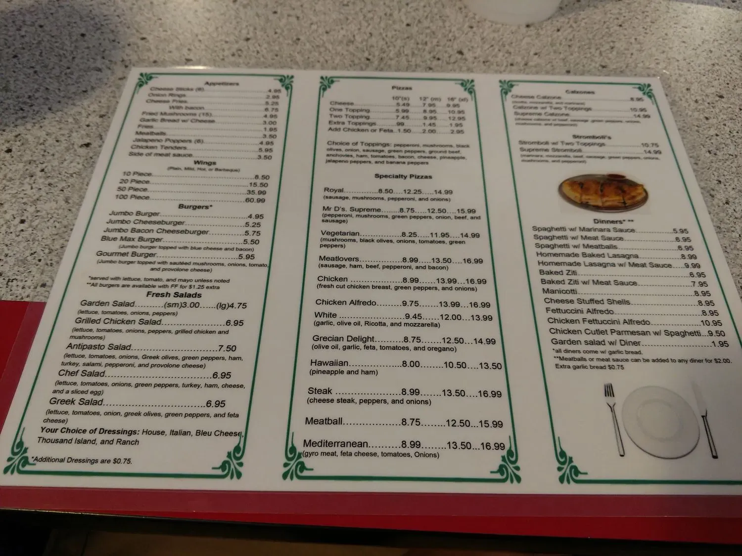 Menu 4