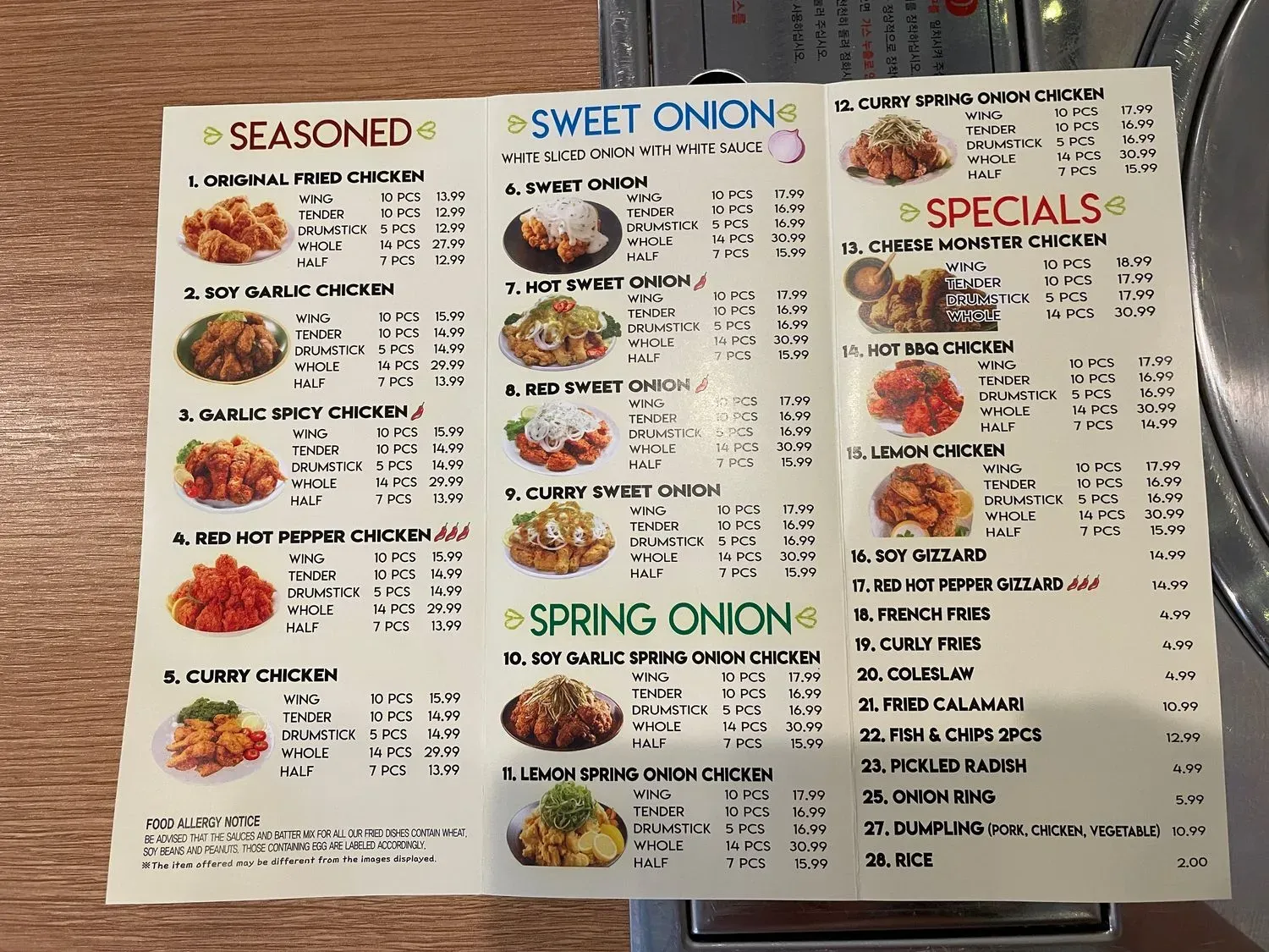 Menu 4