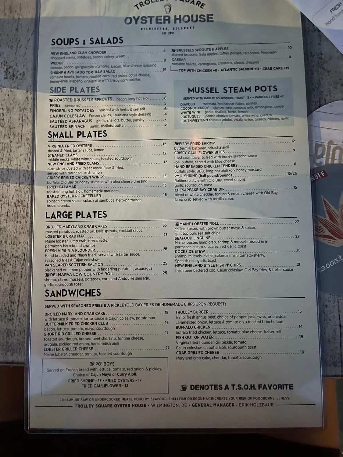 Menu 6