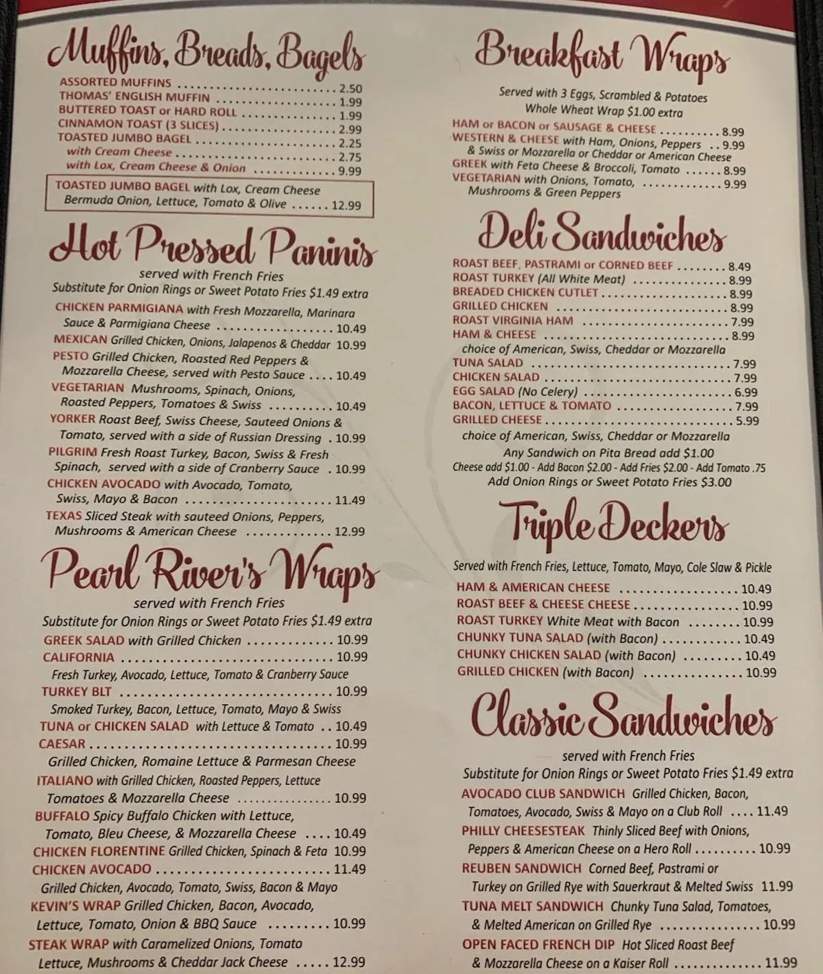 Menu 5