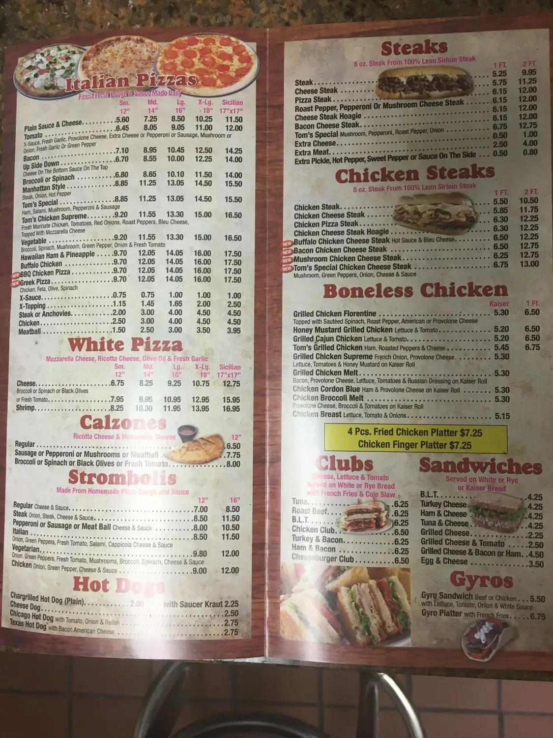 Menu 2