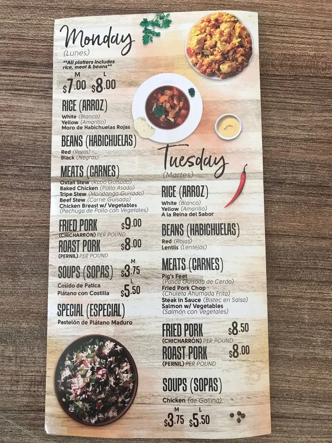 Menu 2