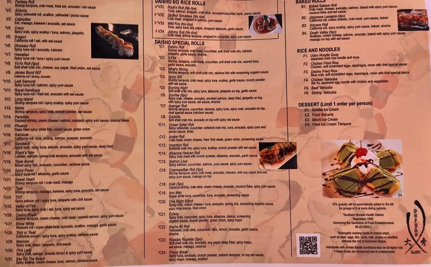 Menu 6