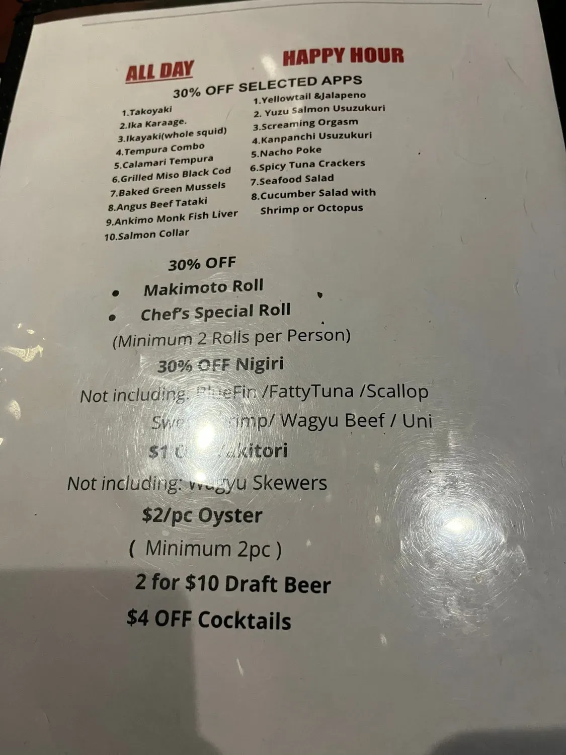 Menu 4