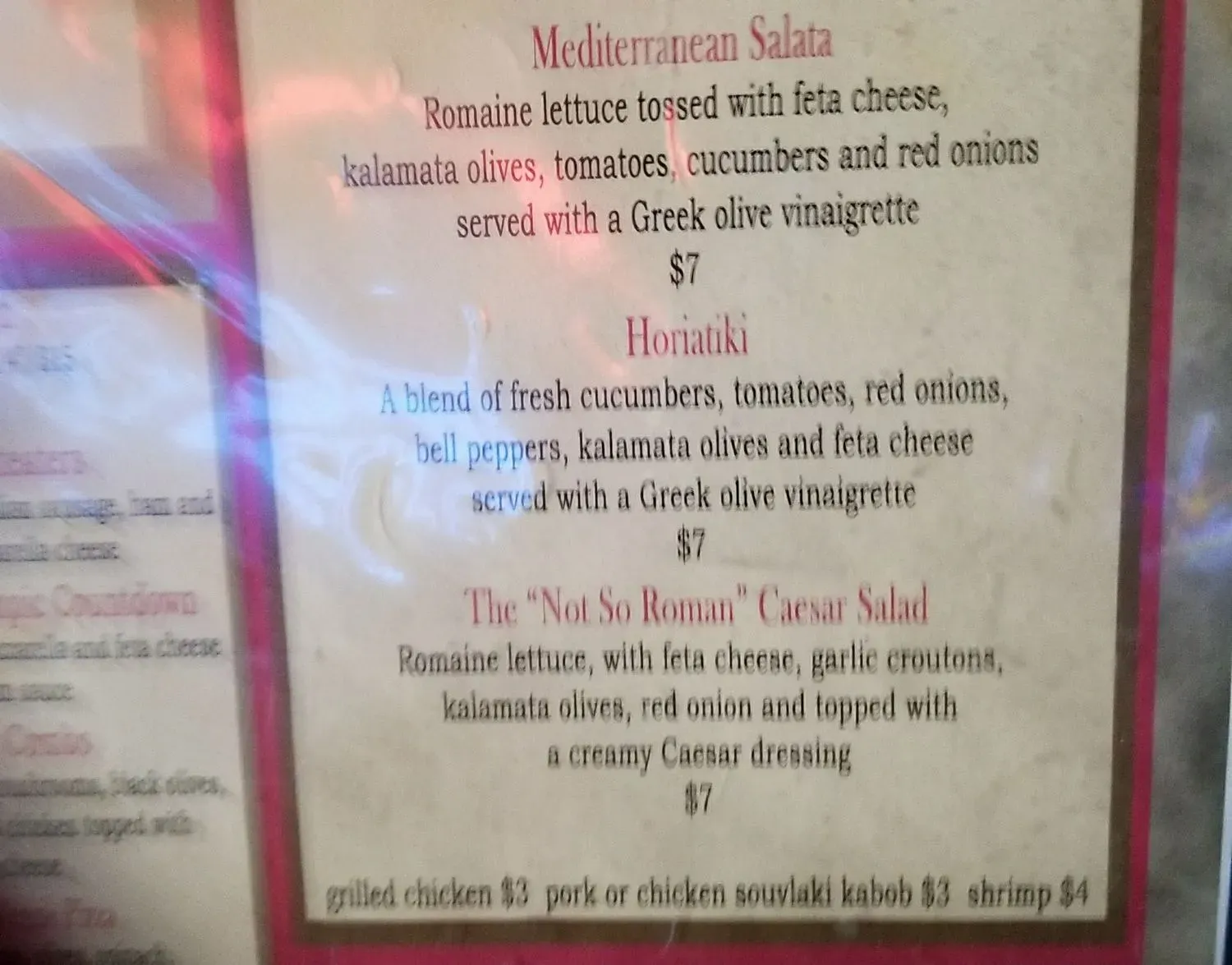 Menu 6