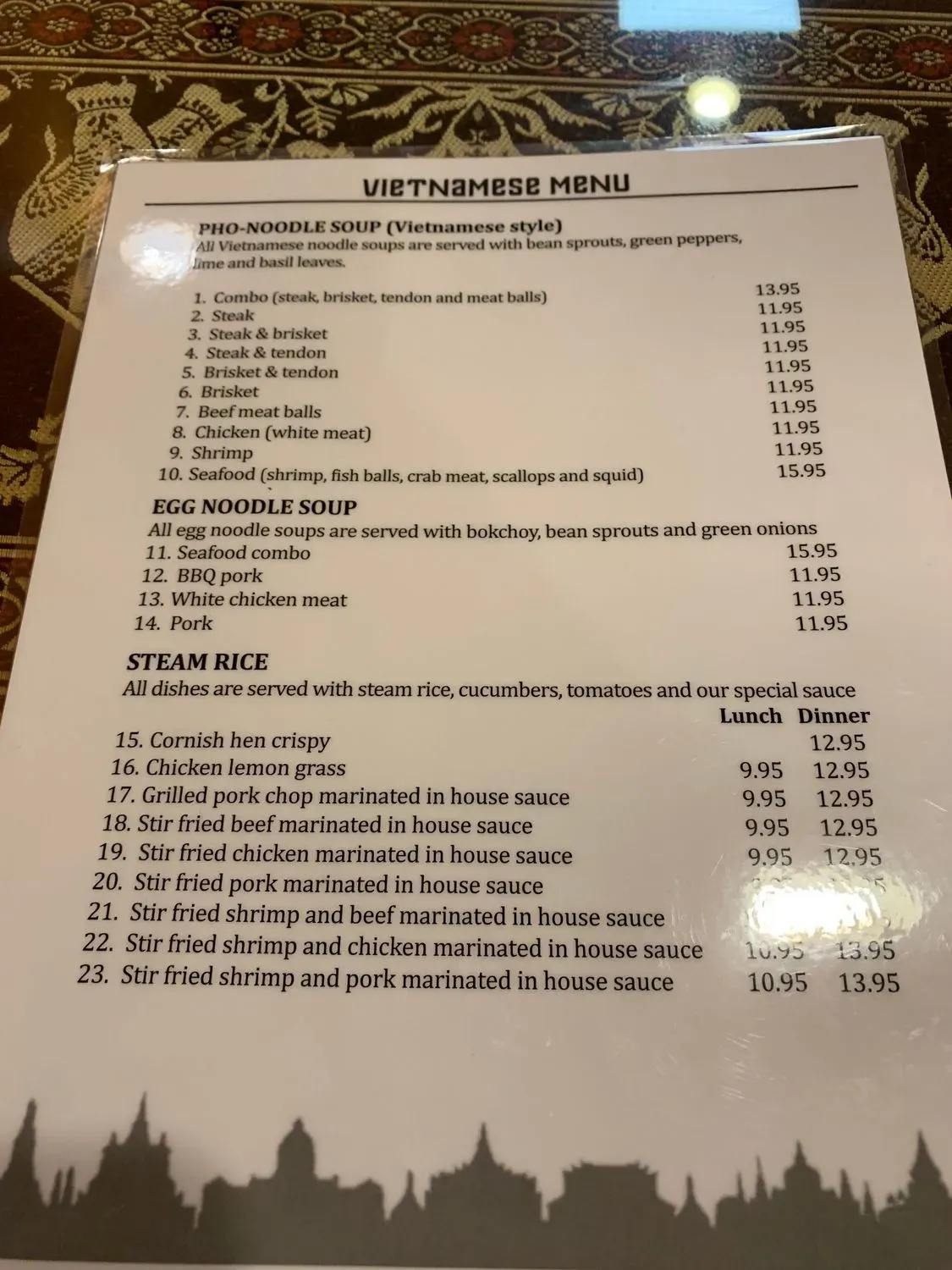 Menu 5