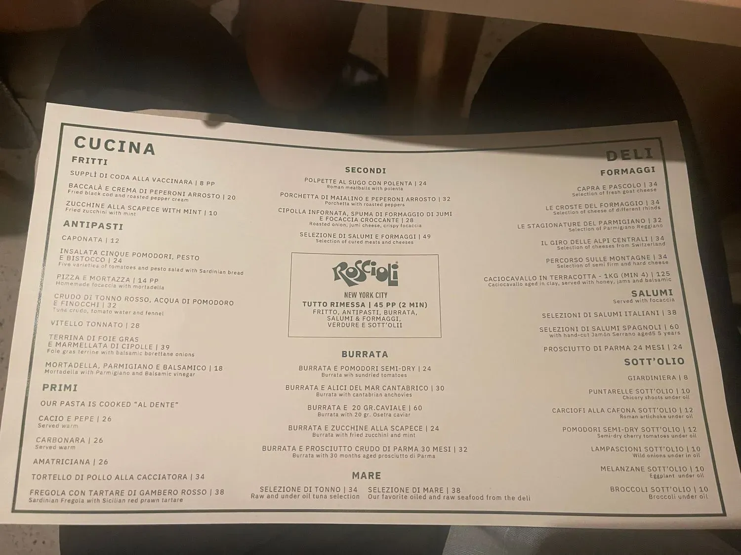 Menu 5