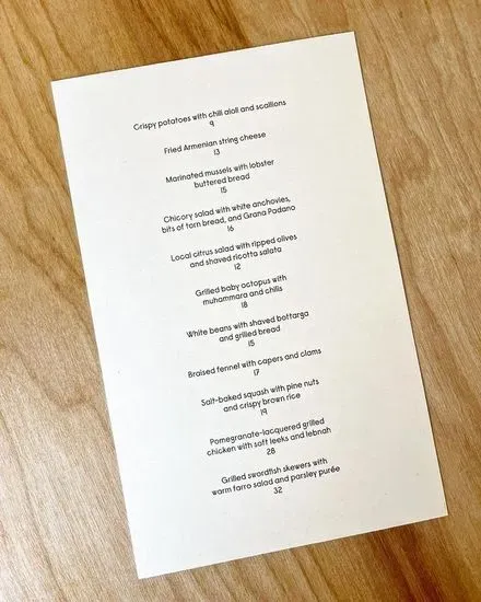 Menu 2