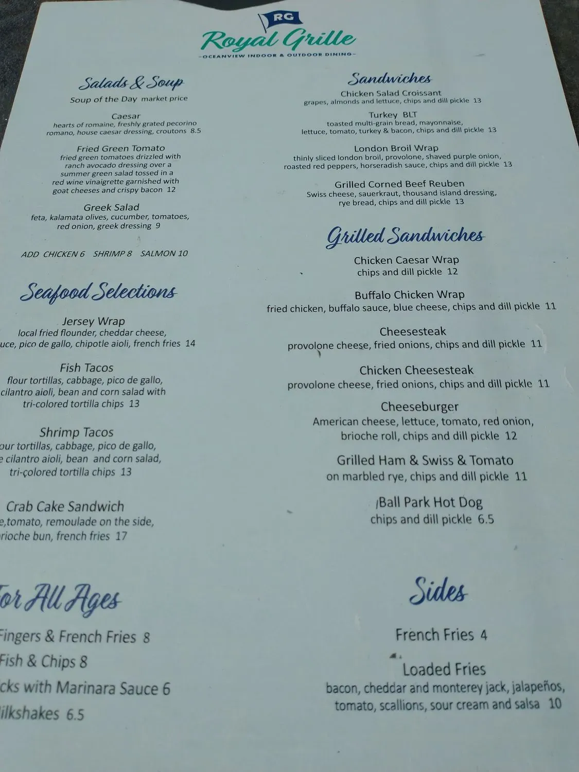 Menu 4